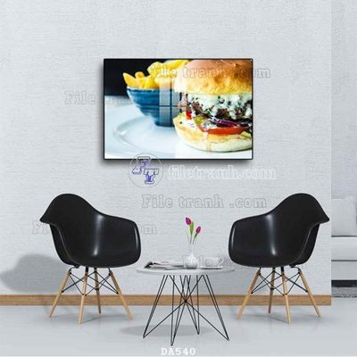 Tải file File tranh phòng ăn đồ ăn nhanh DA540 (gốc) in trên mọi chất liệu