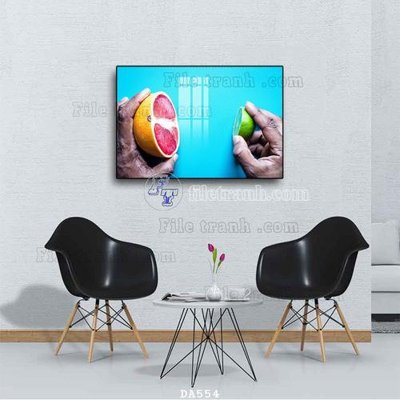 File PSD File tranh phòng ăn đồ ăn nhanh DA554 (chất lượng in ấn)