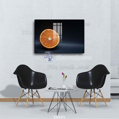 Tải file File tranh phòng ăn đồ ăn nhanh DA565 (gốc) chủ đề hoa sen