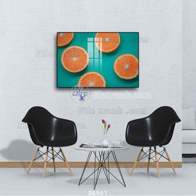 File gốc File tranh phòng ăn đồ ăn nhanh DA567 (in tráng gương) hiện đại