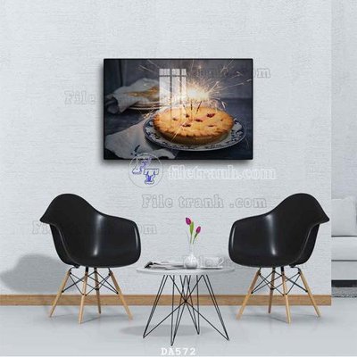 File in trần File tranh phòng ăn đồ ăn nhanh DA572 (bản gốc) 5D