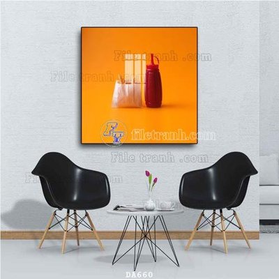 File gốc File tranh phòng ăn đồ ăn nhanh DA660 (PNG) chất lượng cao