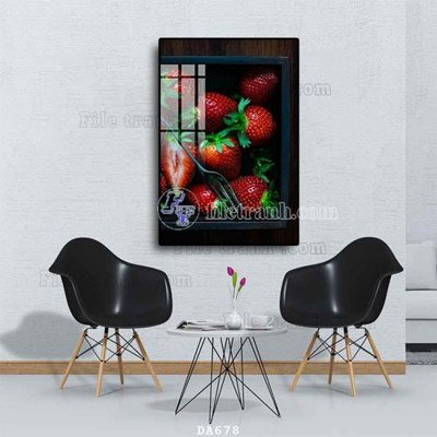 Mua file gốc File tranh phòng ăn đồ ăn nhanh DA678 (PSD) tại Filetranh.com