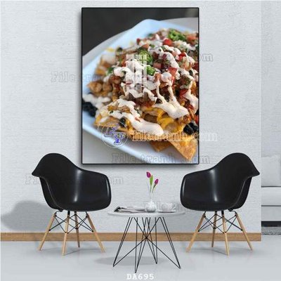 File gốc File tranh phòng ăn đồ ăn nhanh DA695 (PSD/TIFF) độ phân giải cao