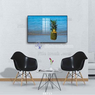 File gốc File tranh phòng ăn đồ ăn nhanh DA713 (in lụa) trang trí tường