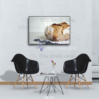 File gốc File tranh phòng ăn đồ ăn nhanh DA715 (in 3D) cho trang trí