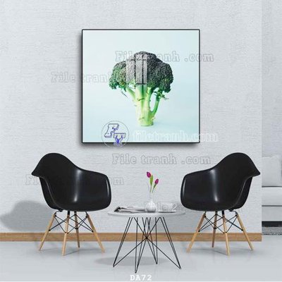 File gốc File tranh phòng ăn đồ ăn nhanh DA72 (in mica) cắt laser