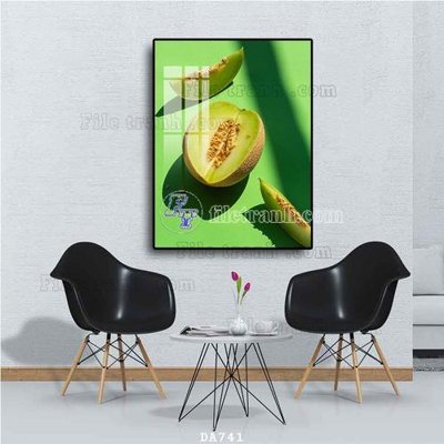 File tranh File tranh phòng ăn đồ ăn nhanh DA741 (gốc) chủ đề thành phố