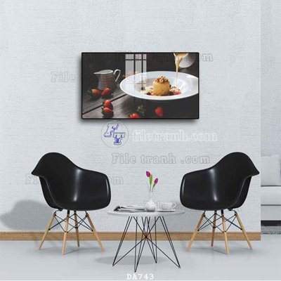 File tranh gốc PSD File tranh phòng ăn đồ ăn nhanh DA743 còn nguyên layer