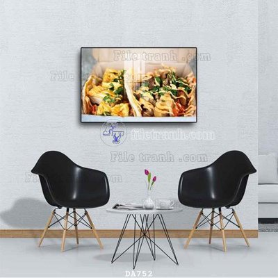 File gốc File tranh phòng ăn đồ ăn nhanh DA752 (trang trí) phòng trẻ em