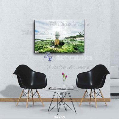 File gốc File tranh phòng ăn đồ ăn nhanh DA759 (cho in ấn) từ Filetranh.com