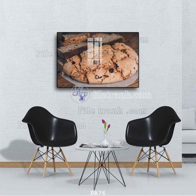 Download file gốc File tranh phòng ăn đồ ăn nhanh DA76 (in mica) trong suốt