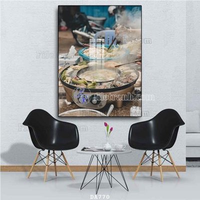 File gốc File tranh phòng ăn đồ ăn nhanh DA770 (PNG) nền trong suốt