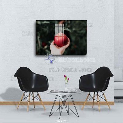 File gốc File tranh phòng ăn đồ ăn nhanh DA775 (cho in ấn) độc quyền