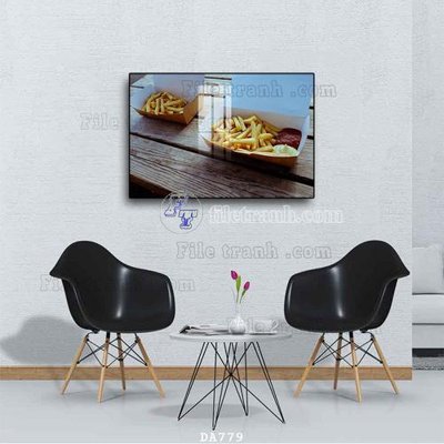 Tải file gốc File tranh phòng ăn đồ ăn nhanh DA779 (in khổ lớn) quảng cáo