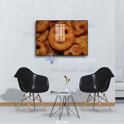 File in ấn File tranh phòng ăn đồ ăn nhanh DA785 chuyên nghiệp