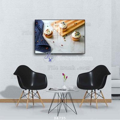 File PSD File tranh phòng ăn đồ ăn nhanh DA795 (bản gốc) độ phân giải cao