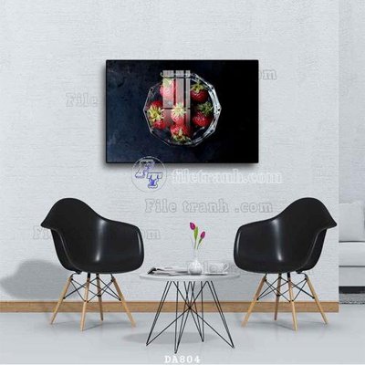 File gốc File tranh phòng ăn đồ ăn nhanh DA804 (chuẩn màu) cho in offset