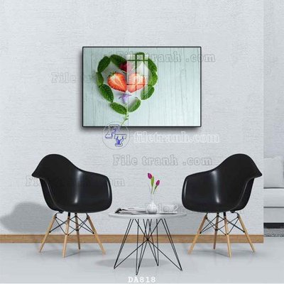 File tranh gốc File tranh phòng ăn đồ ăn nhanh DA818 (bản đẹp) độc quyền