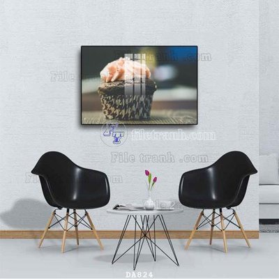 File gốc File tranh phòng ăn đồ ăn nhanh DA824 (AI/EPS) cho in ấn