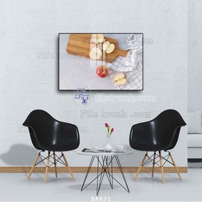 File tranh File tranh phòng ăn đồ ăn nhanh DA831 (gốc) chủ đề thiên nhiên