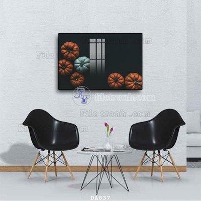 File tranh gốc File tranh phòng ăn đồ ăn nhanh DA837 chủ đề hiện đại