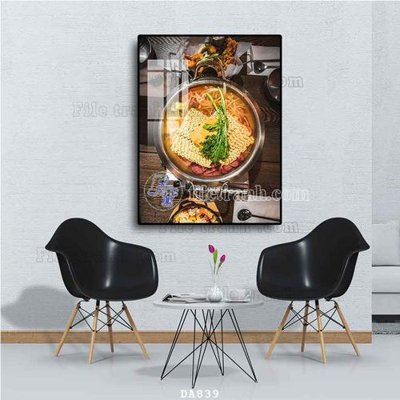 File in ấn cao cấp File tranh phòng ăn đồ ăn nhanh DA839 (file gốc)
