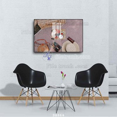 Download file ảnh gốc File tranh phòng ăn đồ ăn nhanh DA864 để in ấn