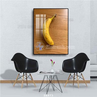File tranh File tranh phòng ăn đồ ăn nhanh DA873 (gốc) in vải canvas