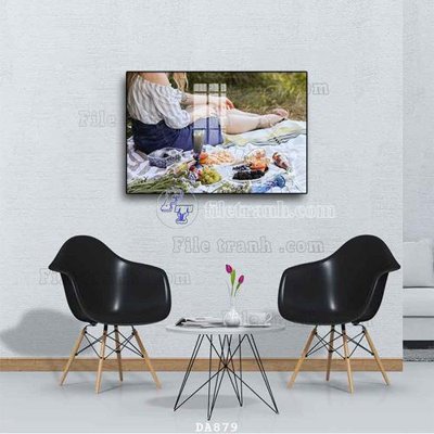 File gốc in ấn File tranh phòng ăn đồ ăn nhanh DA879 chuẩn màu CMYK