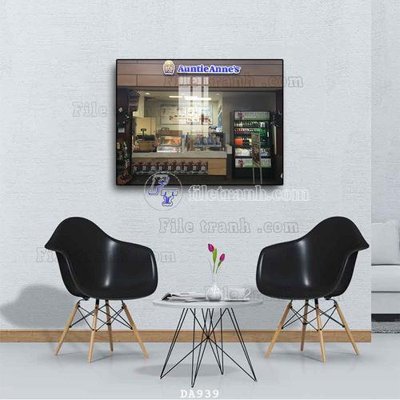 File gốc File tranh phòng ăn đồ ăn nhanh DA939 (PNG) không nền chất lượng