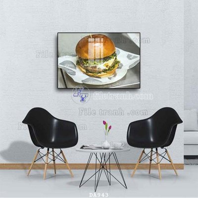 Tải file gốc File tranh phòng ăn đồ ăn nhanh DA943 (bản PSD) gốc