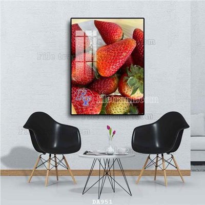 File in trần File tranh phòng ăn đồ ăn nhanh DA951 (bản gốc) hoa văn