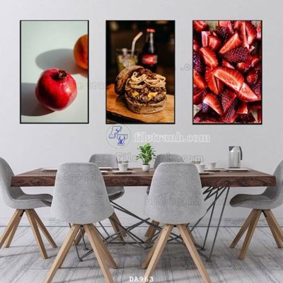 Tệp tin gốc File tranh phòng ăn đồ ăn nhanh DA963 (dùng cho in) File tranh phòng ăn đồ ăn nhanh DA963