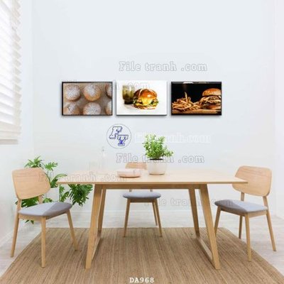 Tải file gốc File tranh phòng ăn đồ ăn nhanh DA968 (in không vỡ ảnh)