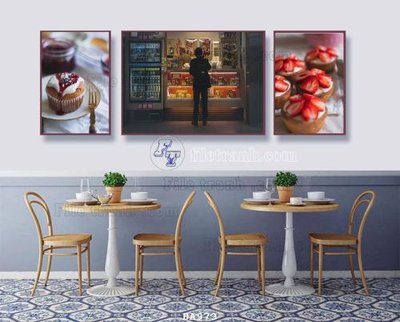 Tải file gốc File tranh phòng ăn đồ ăn nhanh DA973 (bản PSD) gốc