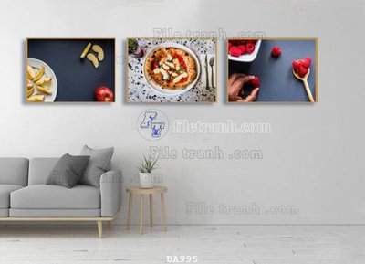 File in ấn File tranh phòng ăn đồ ăn nhanh DA995 (bản gốc) từ file gốc