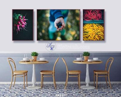 Mua file gốc File tranh phòng ăn đồ ăn nhanh DA997 (PSD) tại Filetranh.com