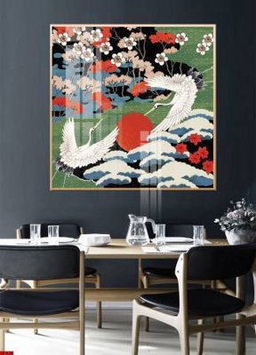 File ảnh File gốc in bộ tranh decor treo tường đẹp hoa 5d DC1036 (gốc) in poster