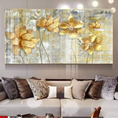 File gốc File gốc in bộ tranh decor treo tường đẹp hoa 5d DC1053 (in tráng gương) ốp tường