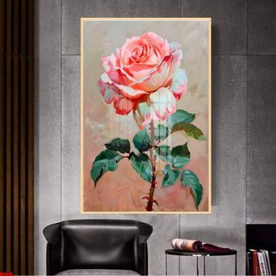 File tranh File gốc in bộ tranh decor treo tường đẹp hoa 5d DC1070 (bản gốc) trang trí văn phòng