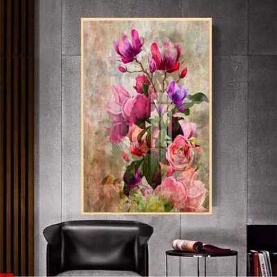 File PSD File gốc in bộ tranh decor treo tường đẹp hoa 5d DC1089 (bản gốc) đã tách nền