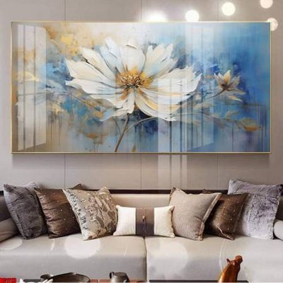 Ảnh gốc file in lụa File gốc in bộ tranh decor treo tường đẹp hoa 5d DC1113 chi tiết