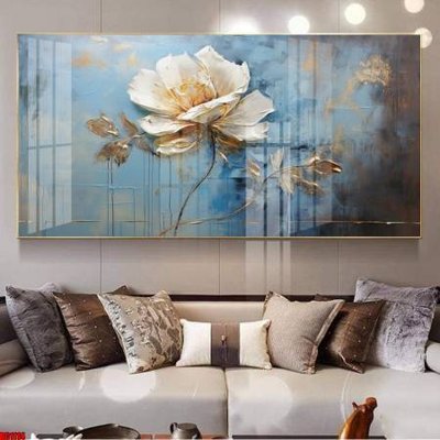 File tranh trang trí File gốc in bộ tranh decor treo tường đẹp hoa 5d DC1114 (tải file gốc)