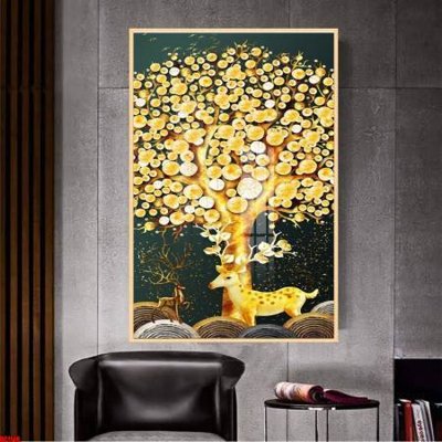 File gốc File gốc in bộ tranh decor treo tường đẹp hoa 5d DC1148 (trang trí) cho phòng khách