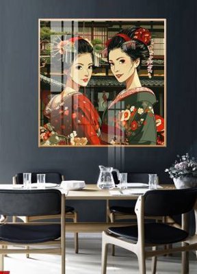 File in trần File gốc in bộ tranh decor treo tường đẹp hoa 5d DC1237 (bản gốc) trời sao