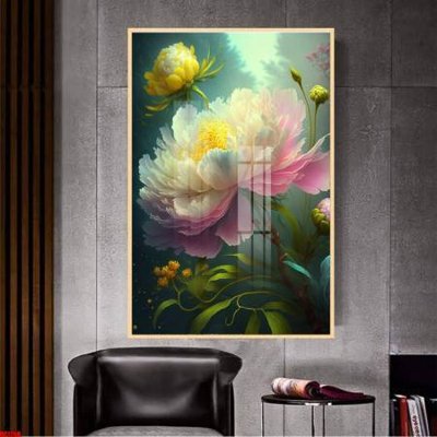 Tải file gốc File gốc in bộ tranh decor treo tường đẹp hoa 5d DC1268 dùng cho in ấn