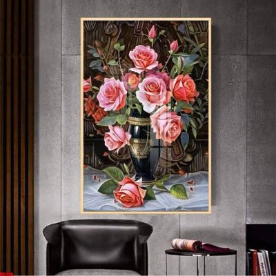 Tải file File gốc in bộ tranh decor treo tường đẹp hoa 5d DC1285 (ảnh gốc) file AI/EPS