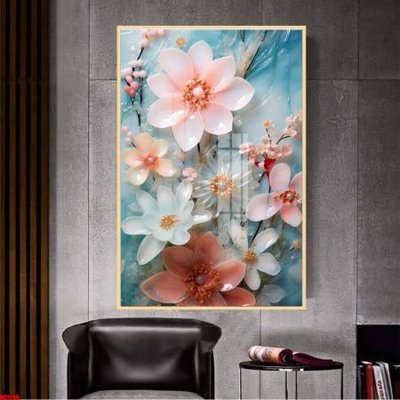 File gốc File gốc in bộ tranh decor treo tường đẹp hoa 5d DC1299 (vector) cho in ấn