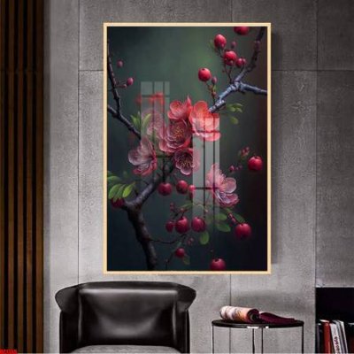 File gốc File gốc in bộ tranh decor treo tường đẹp hoa 5d DC1355 (vector) cho in ấn